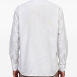 Camicia a righe in bianco 