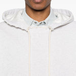 Felpa con cappuccio e tasca in grigio Golden goose - unisex 