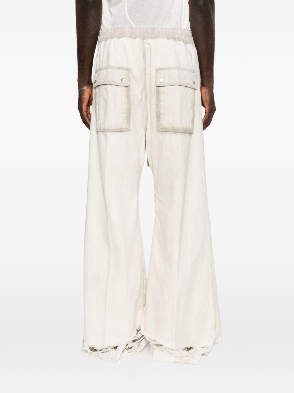 Pantaloni Bela con coulisse in avorio Rick owens - uomo 
