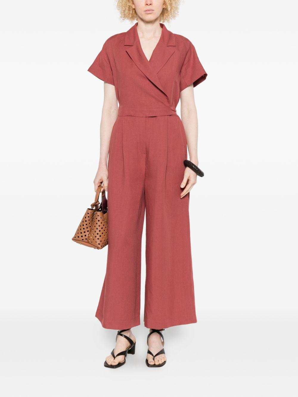 Tuta intera a gamba ampia in rosa Maxmara weekend - donna 