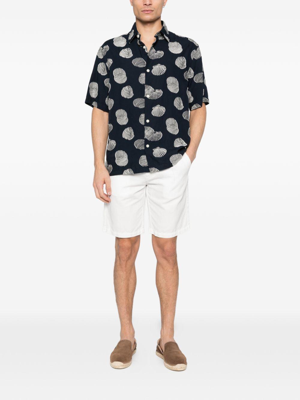 Shorts con coulisse in bianco Eleventy - uomo 