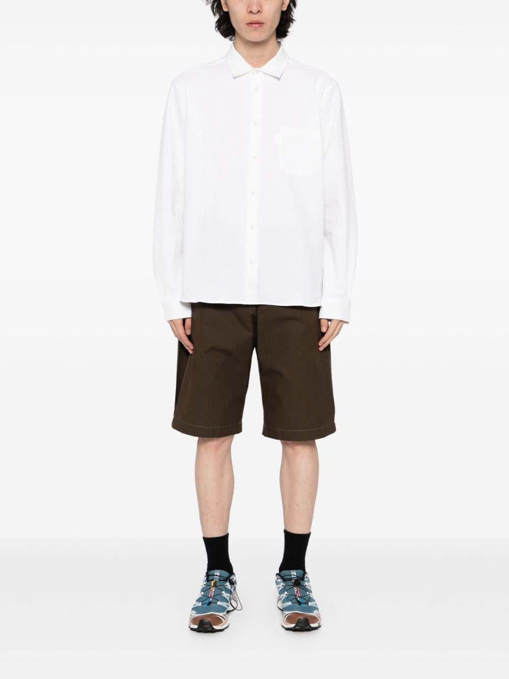 Camicia a maniche lunghe in bianco Ymc - uomo 