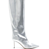 Stivali al ginocchio 90mm in argento - donna 