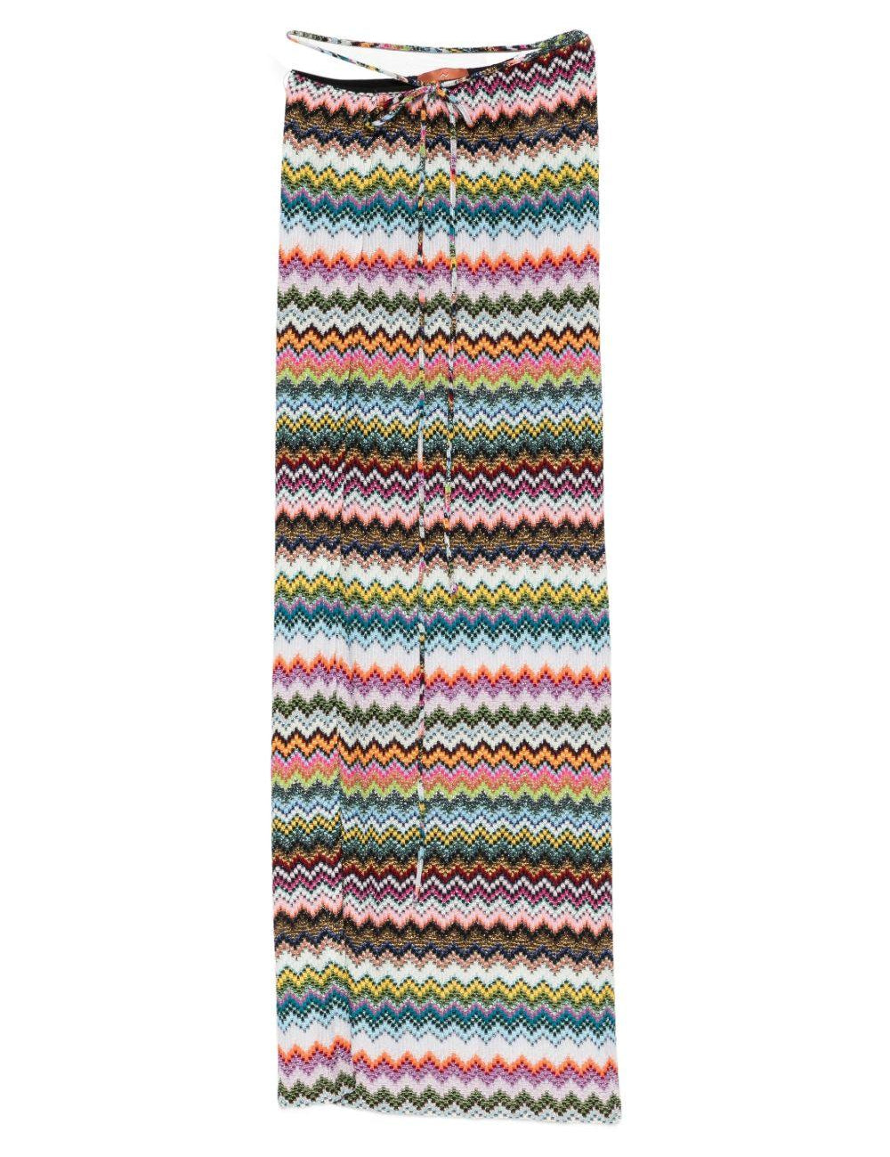 Gonna maxi motivo chevron multicolor Missoni - donna 