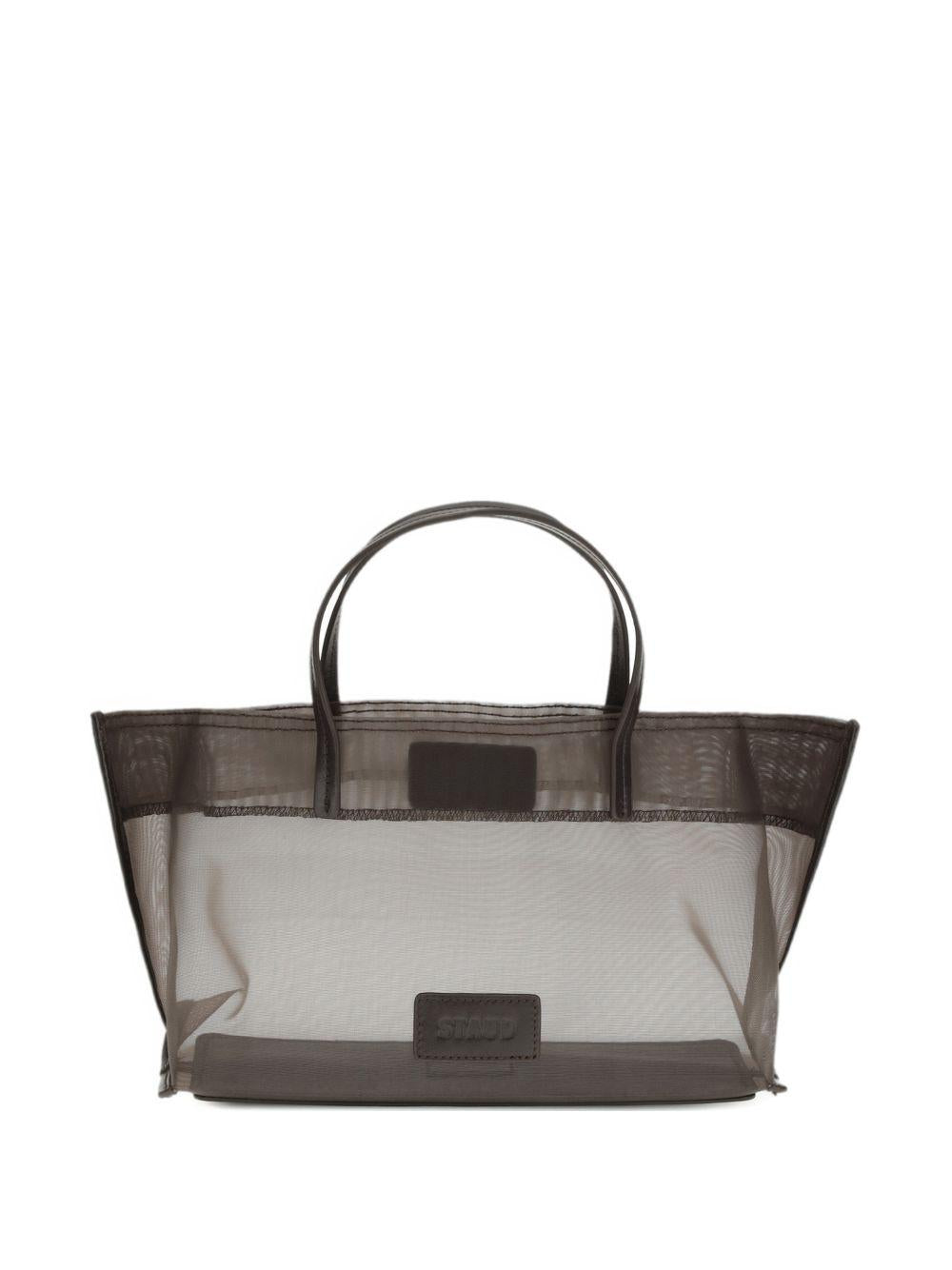 Borsa tote Christos mini in marrone Staud - donna 
