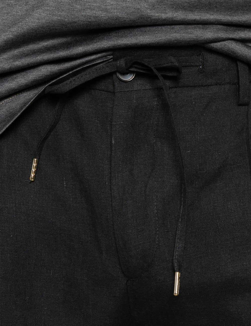 Pantaloncini chino a pieghe in nero Briglia 1949 - uomo 