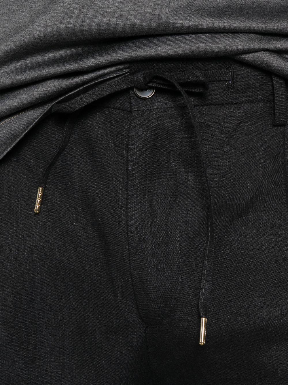 Pantaloncini chino a pieghe in nero Briglia 1949 - uomo 