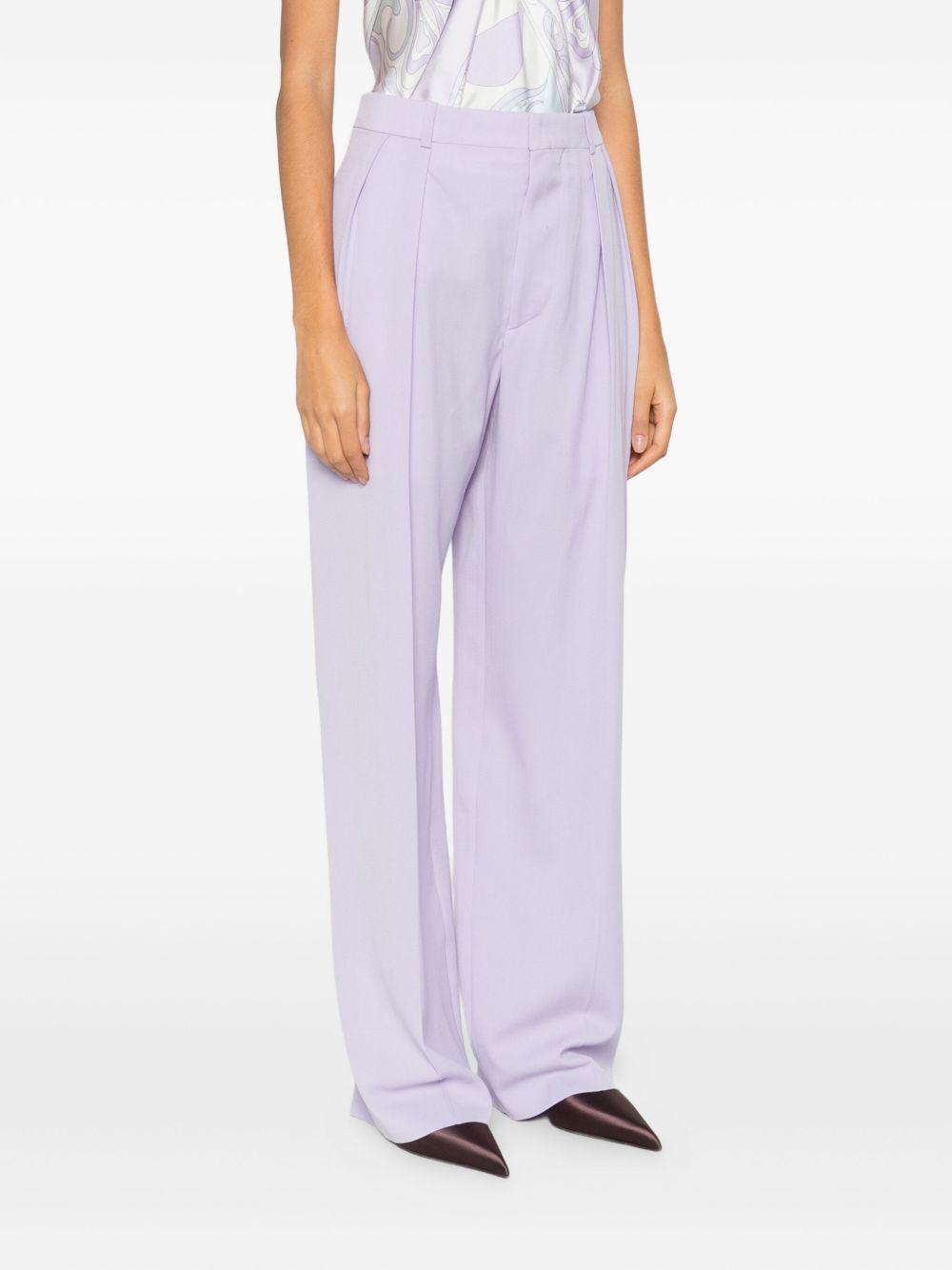 Pantaloni plissé in lilla Wardrobe.Nyc - donna 