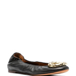 Ballerine con fibbia in nero di Lanvin - donna 