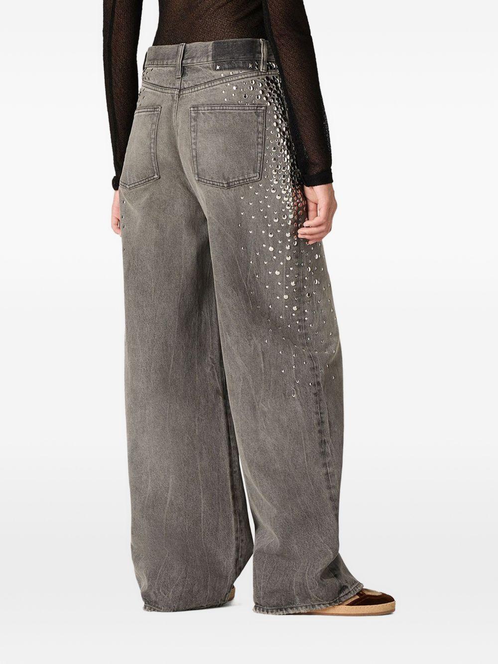 Jeans Melody con borchie in grigio Golden goose - donna 