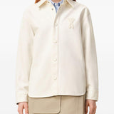 Giacca-camicia ami de coeur in avorio Ami Paris - uomo 