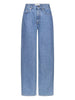 Jeans Samur Lds con cinque tasche in blu Loulou de saison - donna
