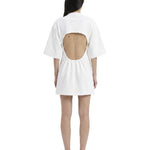 Abito a t-shirt con schiena scoperta in bianco  Wardrobe NYC - donna 