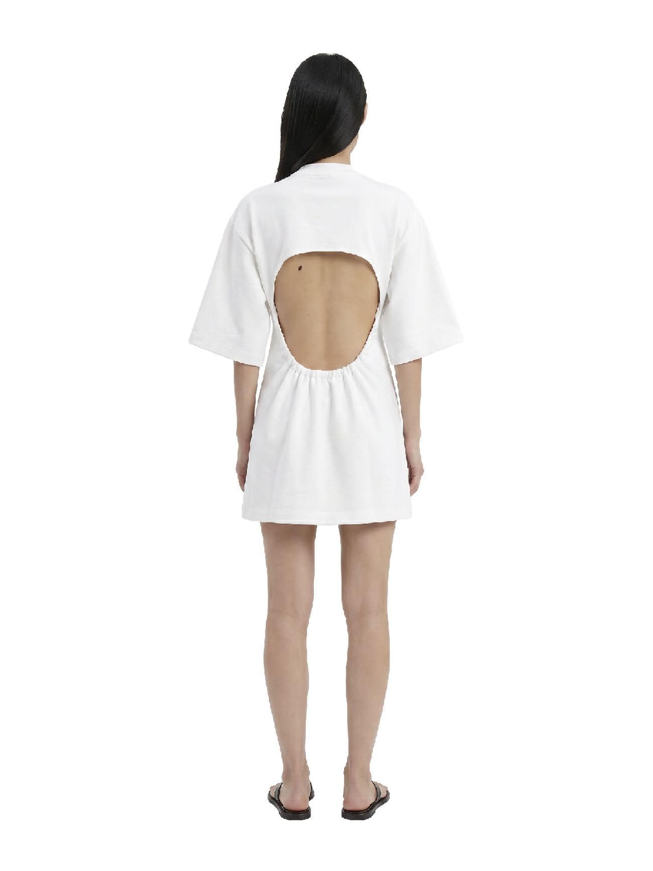 Abito a t-shirt con schiena scoperta in bianco  Wardrobe NYC - donna 