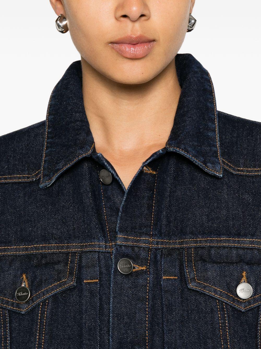 Giacca augustine in denim blu Khaite - donna 