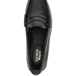 Mocassini con dettaglio intrecciato weejun in nero Gh bass - uomo 