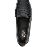 Mocassini con dettaglio intrecciato weejun in nero Gh bass - uomo 