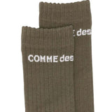 Calzini alti con logo in verde Comme des garcons homme plus - uomo<BR/><BR/> 