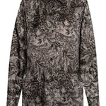 CAMICIA A STAMPA FLOREALE IN GRIGIO GOLDEN GOOSE - DONNA 