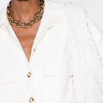 Collana a catena color oro - RABANNE donna 