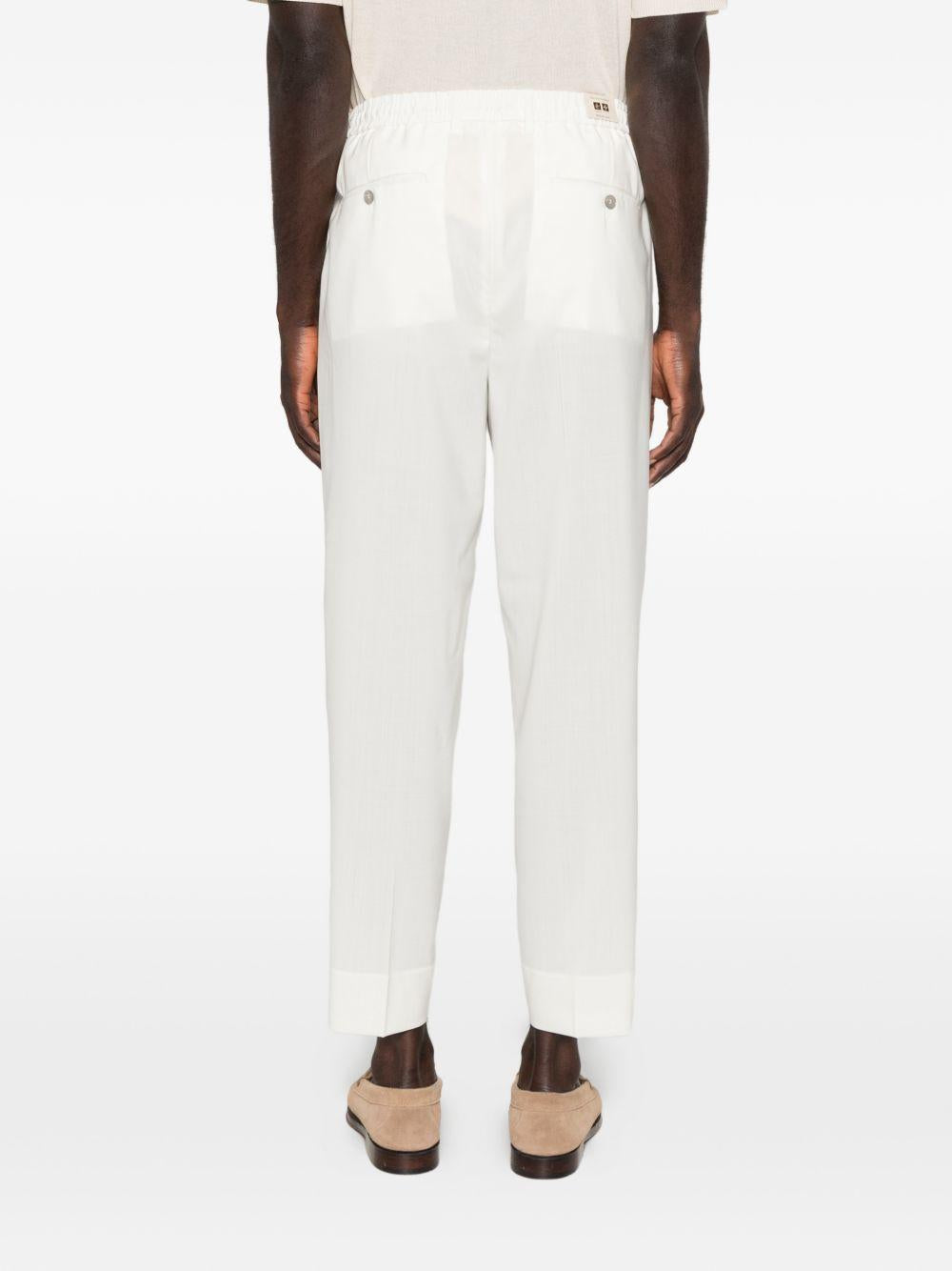 Pantaloni corti con coulisse in vita in bianco Briglia 1949 - uomo 