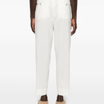 Pantaloni corti con coulisse in vita in bianco Briglia 1949 - uomo 