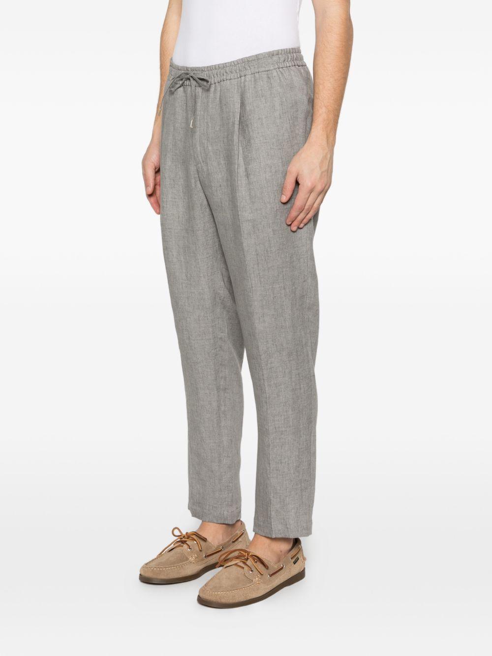 Pantaloni con coulisse e pieghe in grigio Briglia 1949 - uomo 