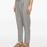 Pantaloni con coulisse e pieghe in grigio Briglia 1949 - uomo 