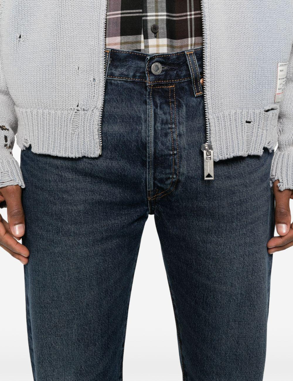 Jeans 501 con bottoni in blu Levi's - uomo 