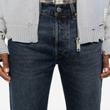 Jeans 501 con bottoni in blu Levi's - uomo 