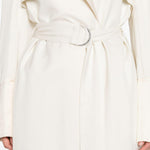 Trench coat con cintura Vela in beige Entire studios - donna 