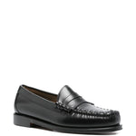 Mocassini con dettaglio intrecciato weejun in nero Gh bass - uomo 