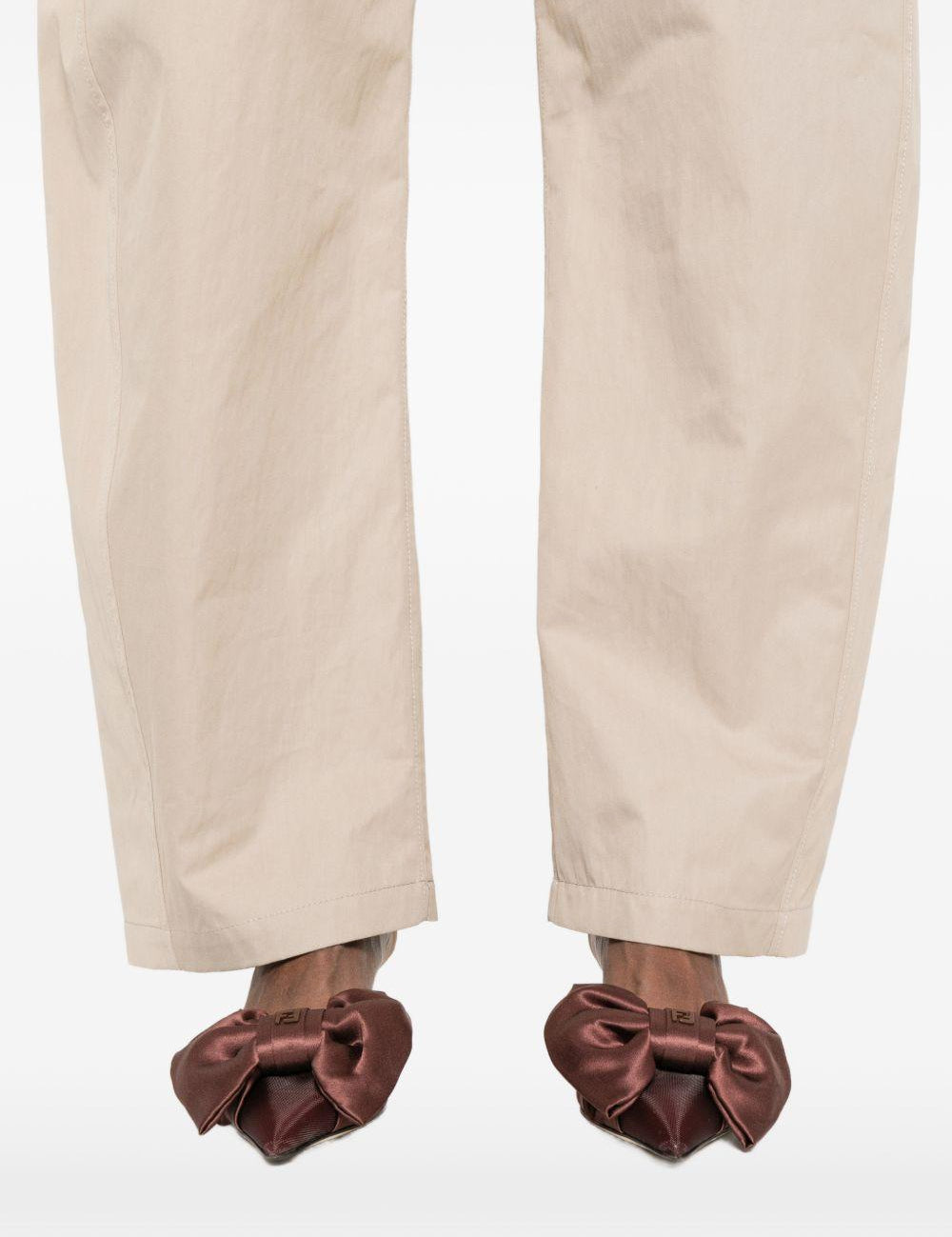 Pantaloni con cintura in beige Magda butrym - donna 