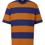 T-shirt a righe in bianco Marni - uomo 