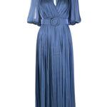 Abito Breannie con design satinato in blu Costarellos - donna 