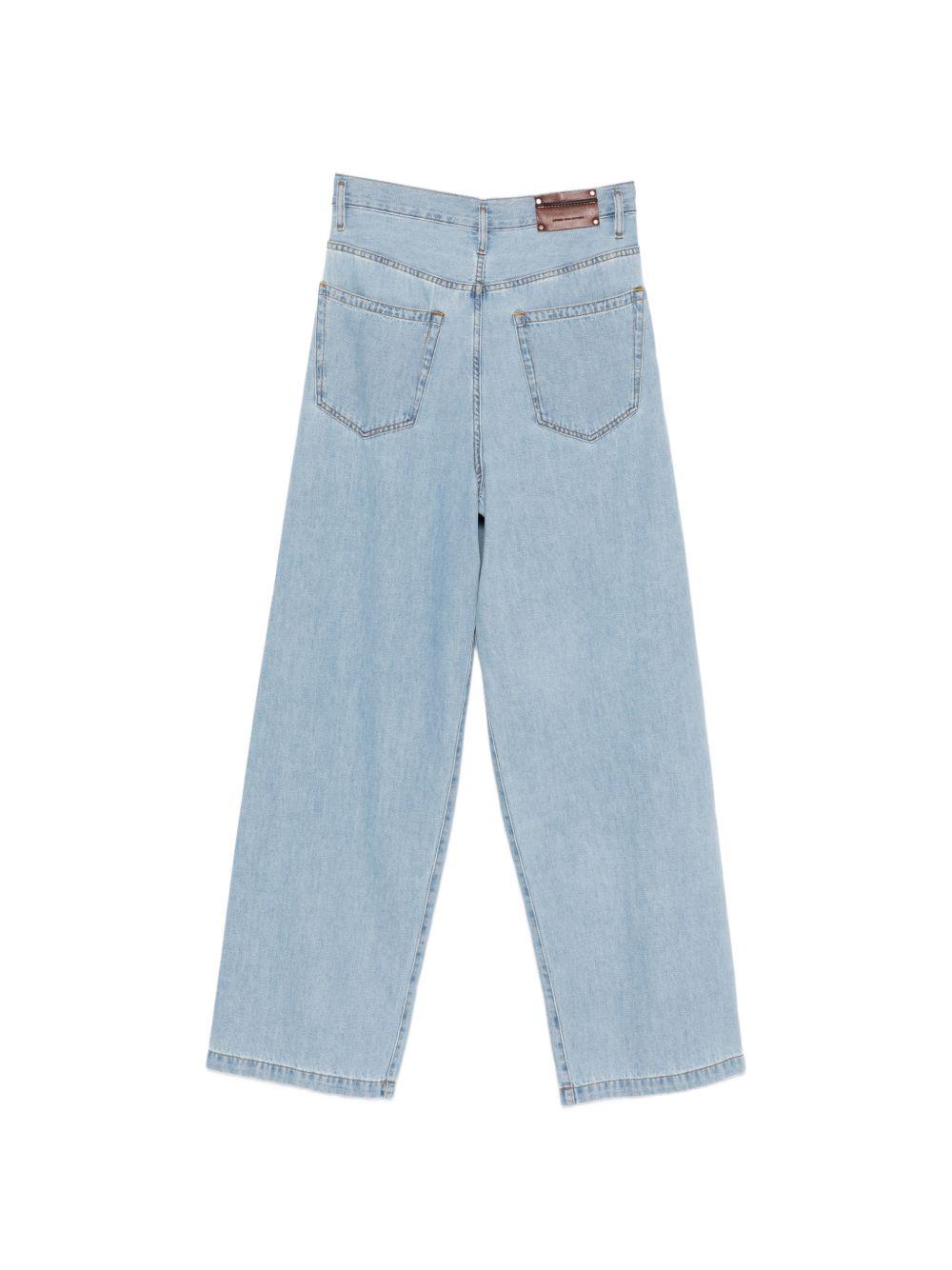 Jeans larghi penning in blu Dries van noten - uomo 