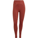 Leggings con logo in rosa cipolla Adidas by stella mc cartney - donna 