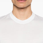 T-shirt a maniche corte in bainco Yohji yamamoto - uomo 