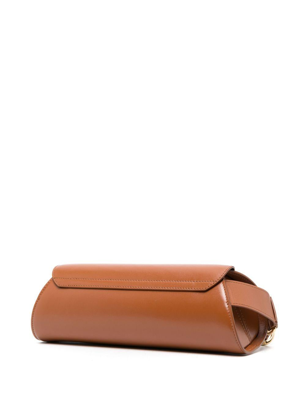 Borsa a spalla Cannolo in marrone Jil sander - donna 