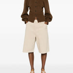 Pantaloncini elasticizzati con tasca Spar in beige Entire studios - unisex 