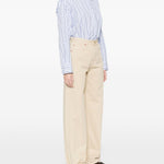 Jeans a gamba ampia npriida in beige Blazè Milano - donna 