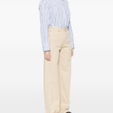 Jeans a gamba ampia npriida in beige Blazè Milano - donna 