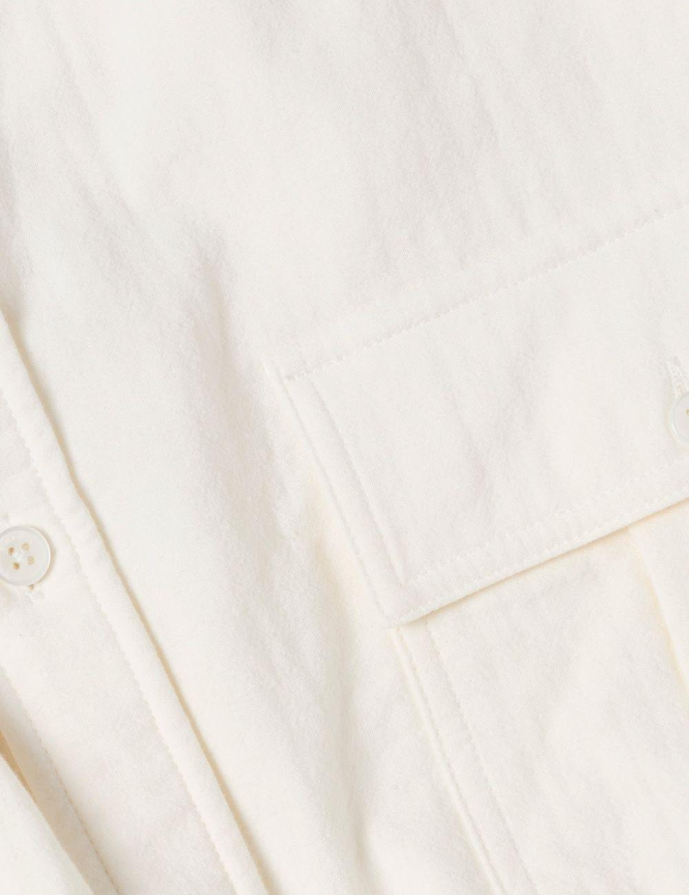 CAMICIA CON TASCHE PARKES  IN AVORIO SIMKHAI - UOMO 