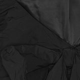 Abito corto con fiocco in nero Rotate - donna 