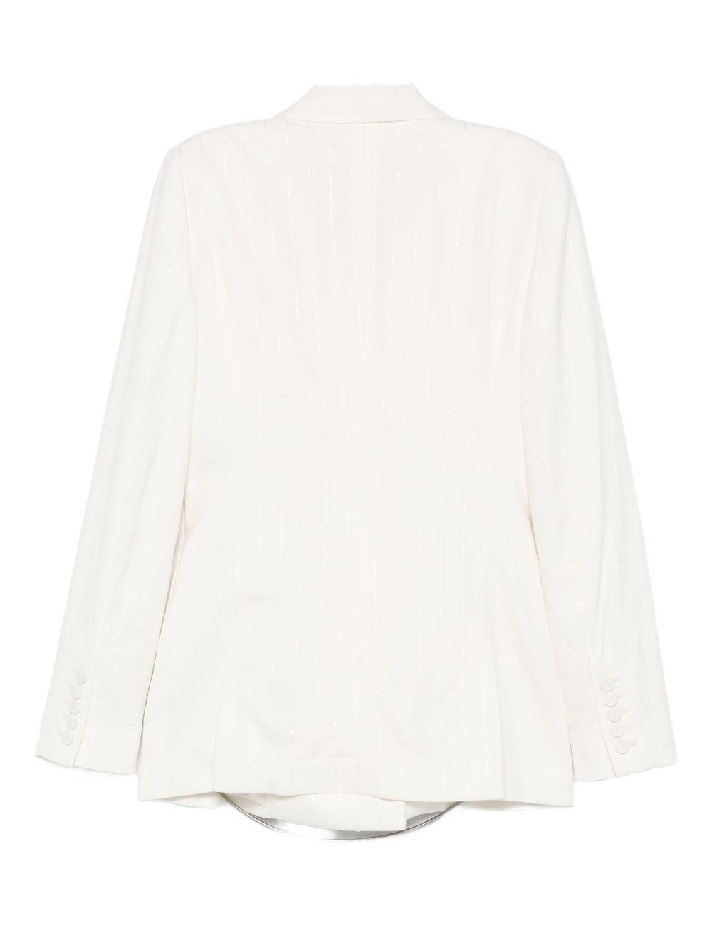 Blazer doppiopetto in avorio Elie saab - donna 