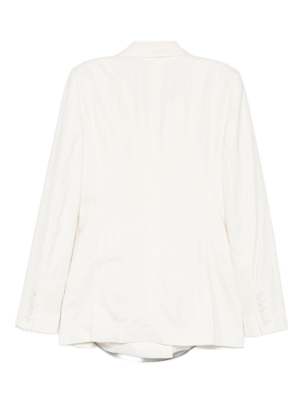 Blazer doppiopetto in avorio Elie saab - donna 