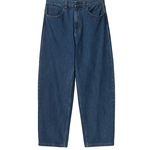 Jeans a gamba larga brandon in blu carhartt wip - uomo 