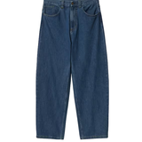 Jeans a gamba larga brandon in blu carhartt wip - uomo 