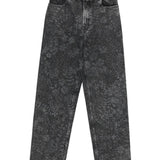 Jeans a gamba dritta in nero Golden goose - donna 