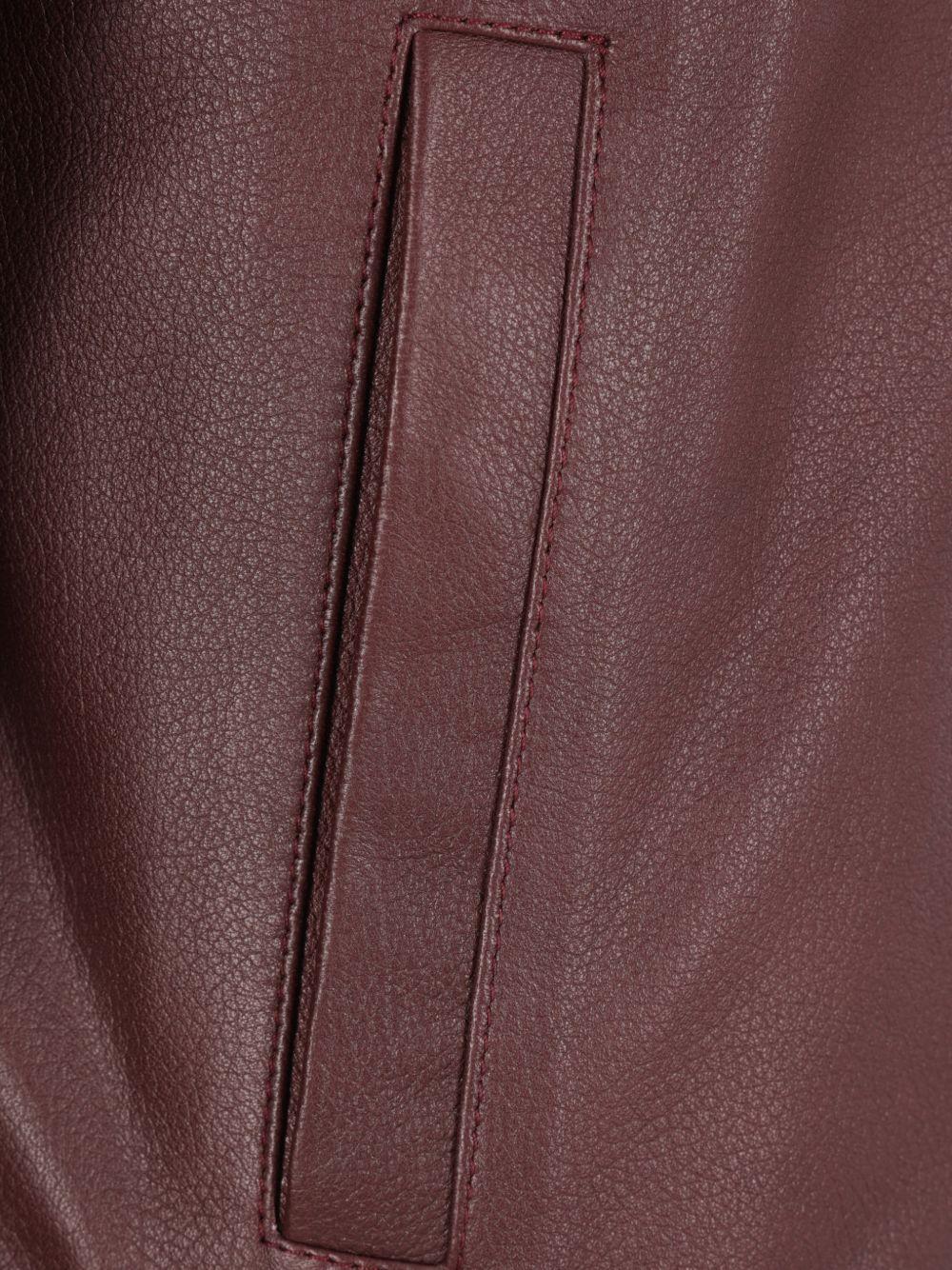 Giacca in pelle in marrone Lardini - uomo 